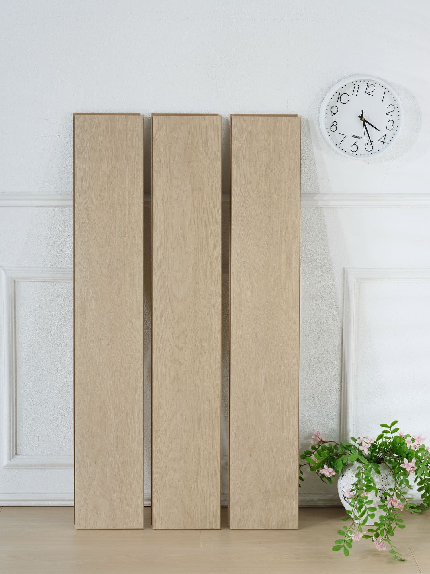 Classic Oak F801 laminate flooring - real production board