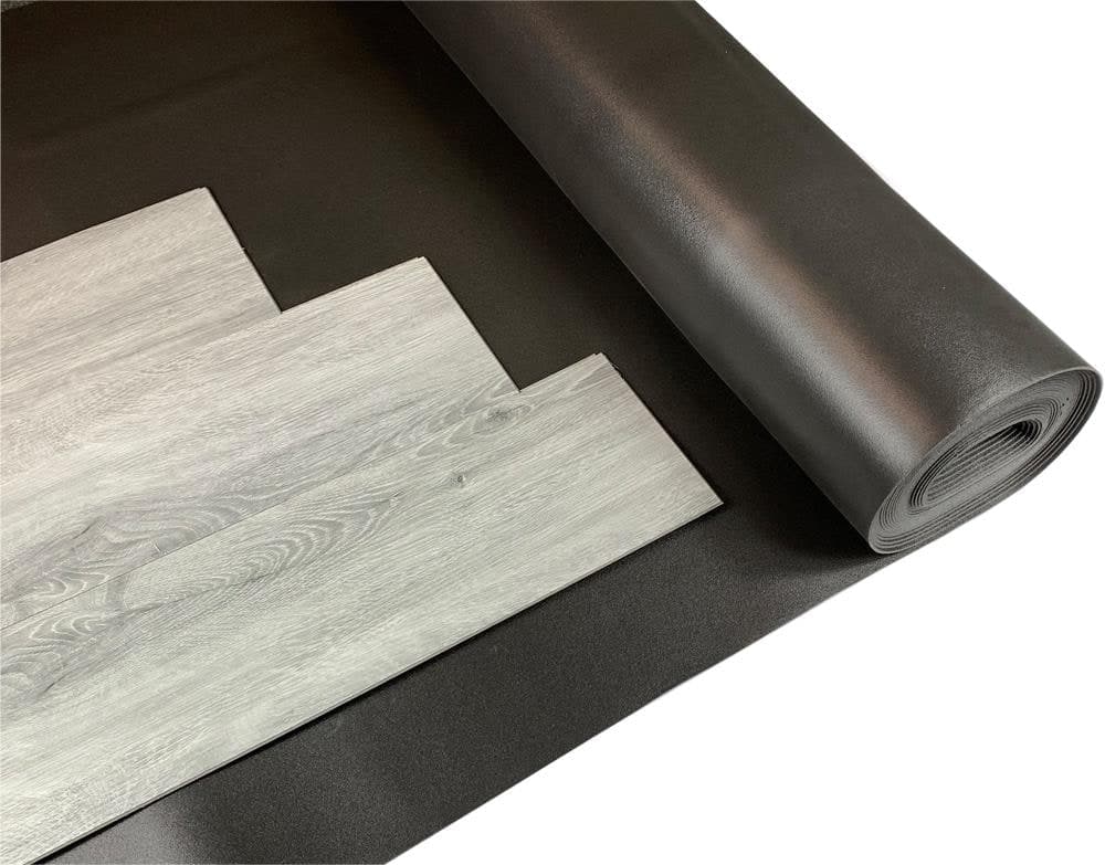 Flooring Underlay - 2mm Black LVT